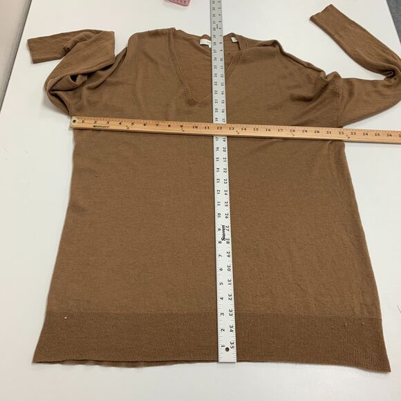 Vince Slouchy Sweater Womens L Wool Blend V Neck Pullover Stretch *READCONDITION - Picture 12 of 16
